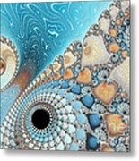 Sand And Sea Metal Print