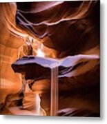 Sand Fall Metal Print