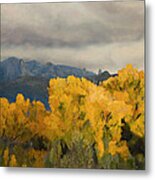 Sandias From The Bosque Metal Print