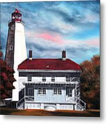Sandy Hook Lighthouse Metal Print