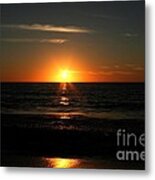 Sanibel At Sunset Metal Print