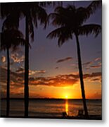 Sanibel Island Sunset Metal Print