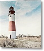 Sankaty Head Lighthouse Nantucket Metal Print