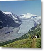 1m3617-saskatchewan Glacier In 1971 Metal Print