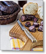 Sausage Meat Metal Print