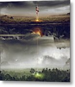 Save The World Metal Print