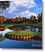 Sawgrass 17th Hole Metal Print