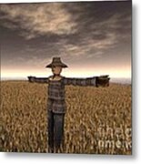 Scarecrow Metal Print