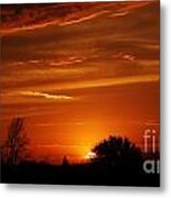 Scenic Sunset Metal Print