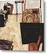 Schiele's Room In Neulengbach Metal Print