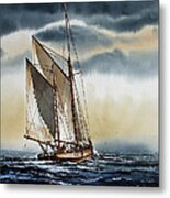 Schooner Metal Print