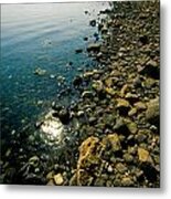 Sea Of Galilee Shore Metal Print