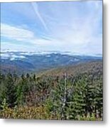 Sea Of Mountains Metal Print