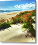 Seaside Serenity Ii - Outer Banks Metal Print