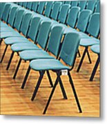 Seating In Hall Metal Print