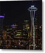 Seattle Skyline 1 Metal Print