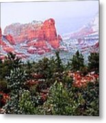 Sedona Snow Metal Print