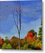 Sentinel Tree Metal Print