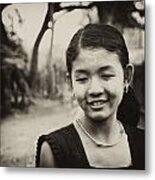 Serene Child Metal Print