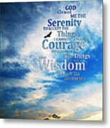 Serenity Prayer 3 - By Sharon Cummings Metal Print