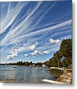 Serious Cirrus Business Metal Print