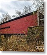 Sheeder Hall Covered Bridge Metal Print