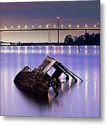 Ship Wreck Metal Print