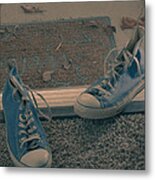 Shoes At The Threshold Metal Print