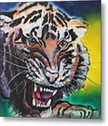 Siberian Tigers Metal Print