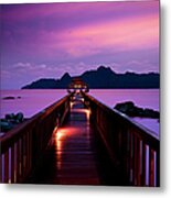 Silent Sunset In Pulau Langkawi Metal Print