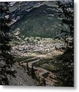 Silverton View From Above Metal Print