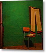 Simple Interior Of African Accomodation Metal Print