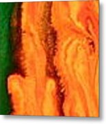 Simplicity Fluid Art By Kredart Metal Print