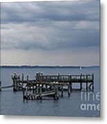 Sitting On The Dock Of The Bay Metal Print