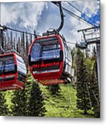 Ski Apache Gondolas Metal Print