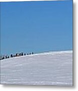 Dexter Drumlin Hill Sledding Metal Print