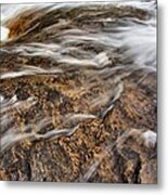 Slick Rock Sheets Metal Print