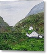 Small Church Metal Print