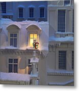 Small World - Tiffany Christmas 4 Metal Print