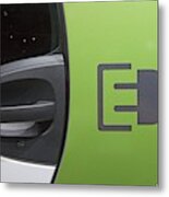 Smart Fortwo Electric Car Metal Print