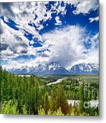 Snake River Overlook Metal Print