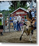 Snot Bubble Rider Metal Print