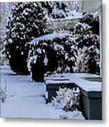 Snow At The Right Time Metal Print