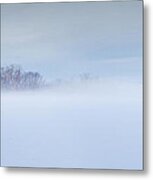 Snow Field Metal Print