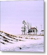 Snow Florries Metal Print