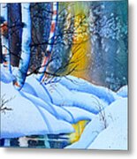 Snowy Forest Metal Print