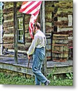 Soldier At Bedford Village Pa Metal Print