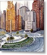 Solitary Nyc Metal Print