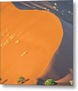 Sossusvlei Dawn - Namibia Sand Dune Photograph Metal Print