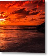 South Beach Sunrise Metal Print